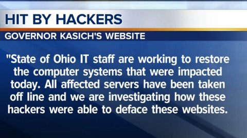 Ohio Department of Rehabilitation and Correction's website, along with other government sites hacked