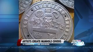 Community works to create public art manhole covers