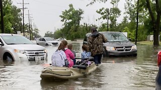 Heavy Rain Hits Southern Louisiana, Causing Major Flooding