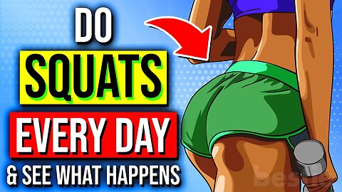 Do SQUATS Every Day For 1 MONTH, See What Happens To Your BODY!