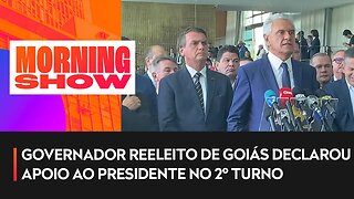 Ronaldo Caiado fala após encontro com Bolsonaro