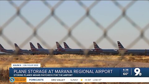 Marana airport continues storing airplanes, bringing in revenue
