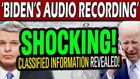 BREAKING_ Stefanik GRILLS FBI Director Wray On SHOCKING RECORDING of Biden _ CLASSIFIED Documents!