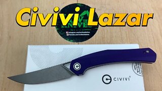 Civivi Lazar / includes disassembly/ Isham design Lightweight and user friendly !