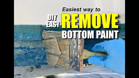 Easiest Way to Remove Bottom Paint from a Fiberglass Boat: DIY Tutorial