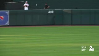 Orioles play 'weird' first intrasquad game