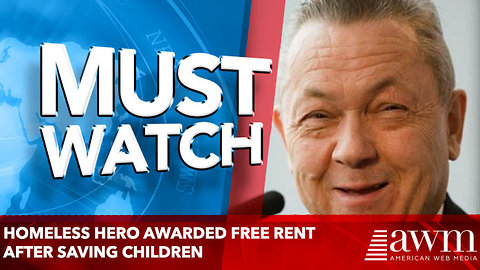 Homeless hero awarded free rent after saving children