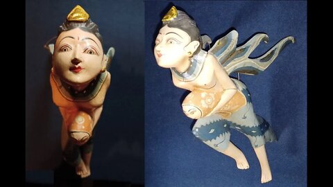 CURIOS for the CURIOUS [88] : Flying Mother and Baby, Mobile Winged Spirit Chaser. Indonesia.