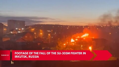 The fall of the Su-30SM fighter in Irkutsk due to a malfunction of the oxygen equipment