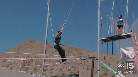 Trapeze lessons at The Phoenician in Scottsdale - ABC15 Sports