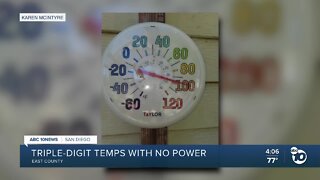 Triple-digit temps with no power