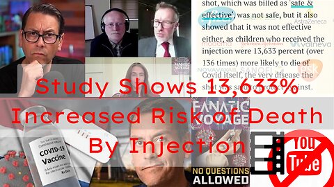 Vax Nightmare for Children Unfolds - Study Shows 13,633% Increased Risk of Death By Injection