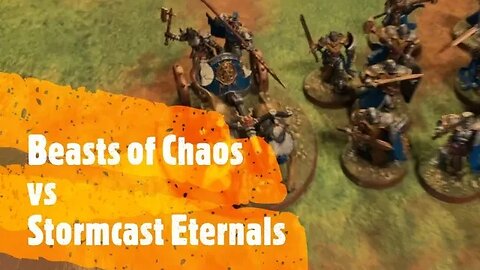 AoS Battle Report 15: Beasts of Chaos vs Stormcast Eternals