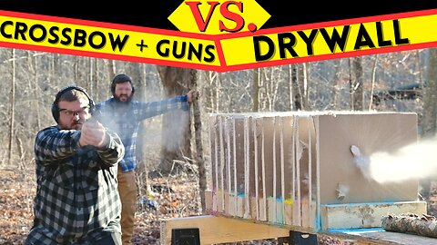 What Weapons & Calibers are Best for Home Defense? | ELEVEN Bullets vs FIFTEEN Sheets of Drywall