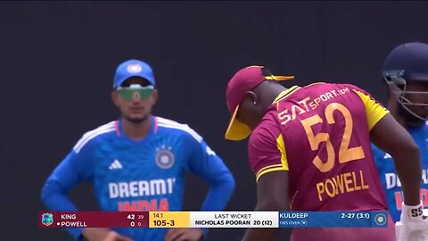 40 Runs from 12 Balls EVERY DELIVERY | Rovman Powell Power Hitting | West Indies v India 3rd T20I