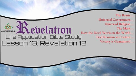 Lesson 13: Revelation 13