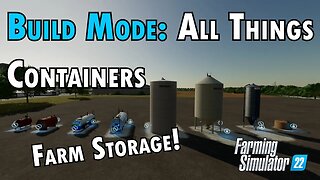 Farm Storage via the Build Mode in Farming Simulator 22