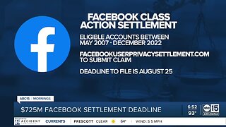 Act fast! Arizonans can be part of Facebook's $725 million settlement