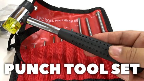 Roll Pin Punch and Hammer Set by Twod Unboxing