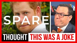 CRAZY REACTIONS to Harry's "SPARE" book title!