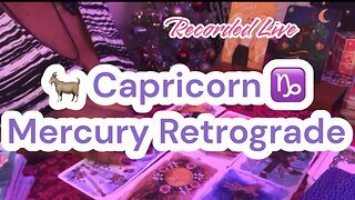 ♑️ Capricorn Tarotscope MERCURY RETROGRADE Tarot Card Reading