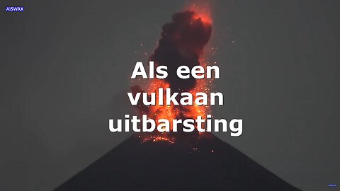 Als een vulkaan