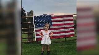 Two-year-old makes sweet video thanking doctors, National Guard