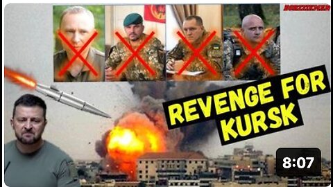 BRUTAL REVENGE: Russia Eliminated Four Top Ukrainian Generals Responsible For The Attack On KURSK