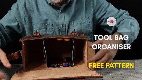 DIY Tool Bag Organizer (FREE Pattern) (Please activate subtitles/CC)