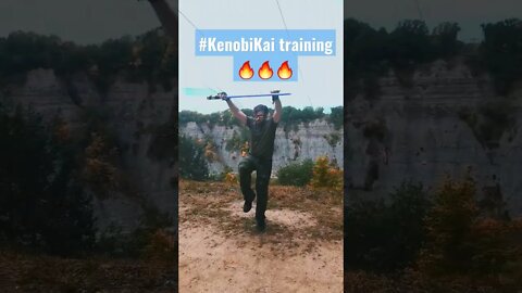 Think #jedi #lightsaber training is hard work? Try merging it with #cobrakai = #KenobiKai