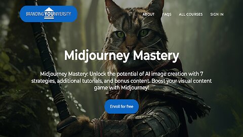 Midjourney Mastery A FREE AI COURSE FOR ANYONE!!