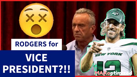 AARON RODGERS for VP!! RFK Jr has RODGERS and VENTURA on VP Shortlist?? #president2024 #rfkjr #aaron