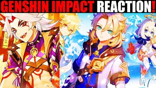 Genshin Impact: Version 2.3 Update - Official Shadows Amidst Snowstorms Trailer REACTION! #Shorts