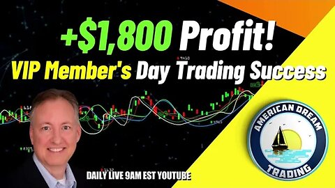 Achieving Excellence - VIP Member's +$1,800 Profit In The Stock Market