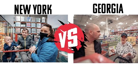 New York vs Georgia - haul de cumpărături