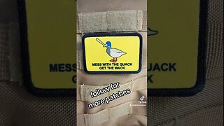 mess with the quack get the wack edc patch #edc #shorts