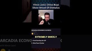 #VinceLanci : #China Buys #Silver Ahead Of Stimulus