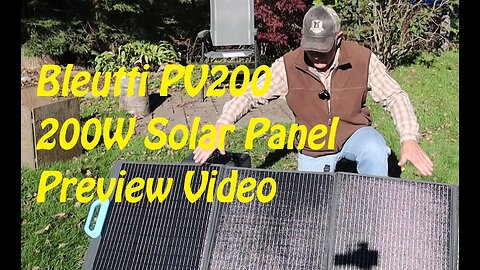 My Preview of the Bluetti PV200 Solar Panel