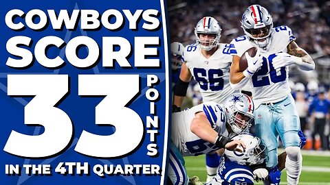 EVERY 4TH QUARTER SCORE! Cowboys DESTROY Colts 33-0 in the 4th quarter alone | Cowboys vs. Colts