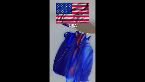 ASMR Guess the mixed USA Flag colors 🇺🇸