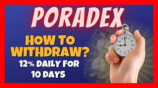 Poradex Review 🧨 12% Daily For 10 Days 📈 Withdrawal Process 🎯