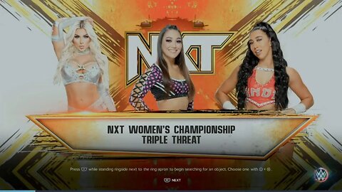 NXT Spring Breakin' 2023 Indi Hartwell v Roxanne Perez v Tiffany Stratton for the NXT Women's Title