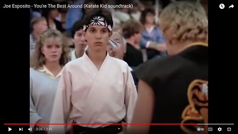 Karate Kid "You're the Best"