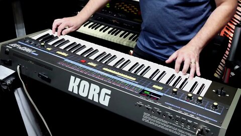 KORG POLY-61 Checking The Sound #korg #vintagesynthesizer #analogsynthesizer