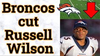 Broncos CUT Russell Wilson!!!/Denver takes 85 MILLION Dollar Cap Hit!!! #nfl