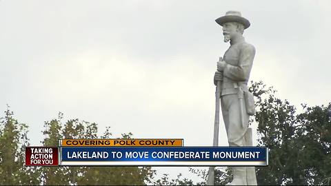 Lakeland leaders make historic decision to move confederate monument