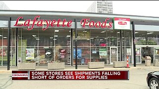 Some stores see shipments falling short of orders for supplies