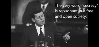 JFK tried to warn us.