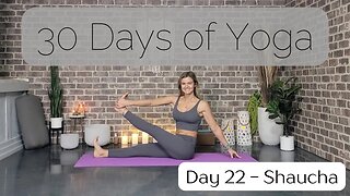 Day 22 Shaucha Twisty Detox Yoga Flow || 30 Days of Yoga to Unearth Yourself || Yoga with Stephanie