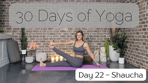 Day 22 Shaucha Twisty Detox Yoga Flow || 30 Days of Yoga to Unearth Yourself || Yoga with Stephanie